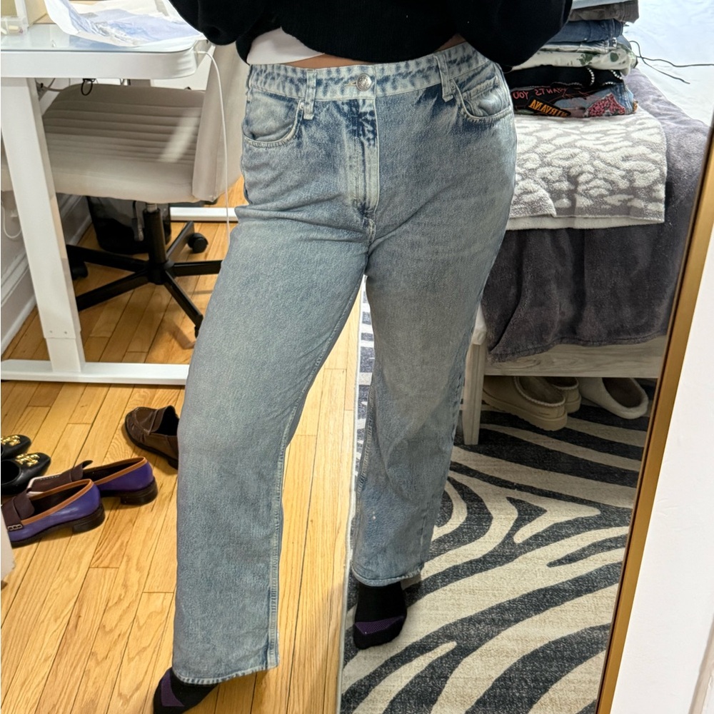 Rag & Bone Classic Blue Women's Sweatpant Jeans